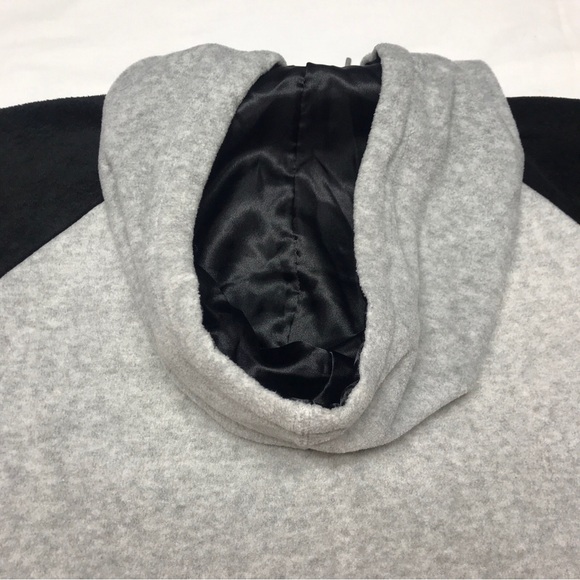 Disney Mickey Mouse Hoodie Womens Plus Size 3X Gray Black 1/4 Zip Pullover - Picture 13 of 14